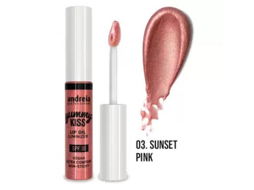 Andreia Professional Yummy Kiss Lip Oil Iluminador Para Lábios Spf30 03 Sunset Pink [0]