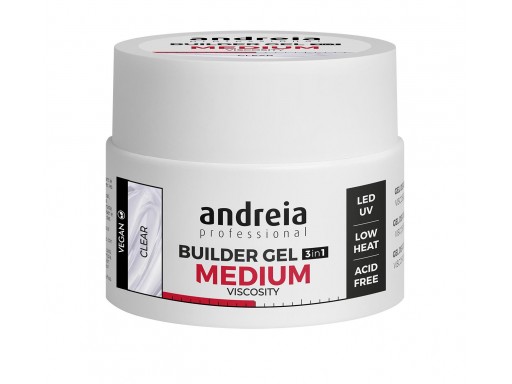 Andreia Professional Builder Gel Medium Viscosity - 44 gr Clear