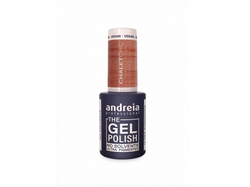 Andreia  Profesional Gel Polish 10,5ml Cor-  Chalet Chic CH5  Marron metalizado  Edicion Limitada [0]