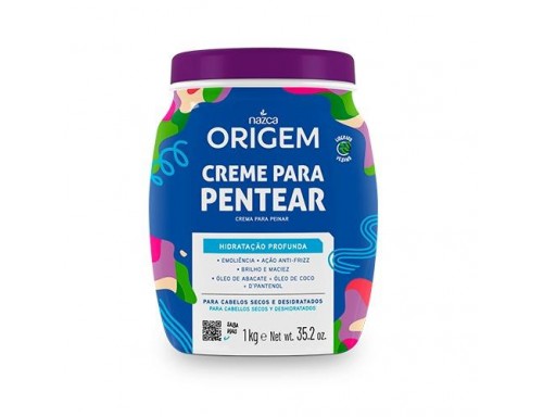 Origem Nazca Crema de Peinar Hidratación Profunda  Intensiva 1kg 