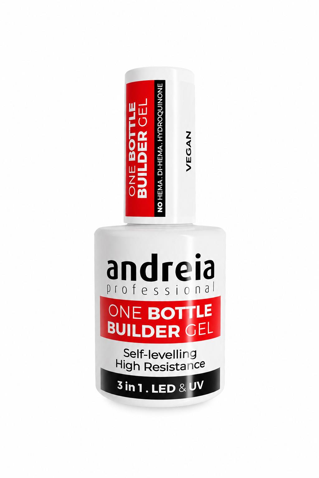 Andreia Professional One Bottle Builder Gel - Gel de Construcción 3 en 1 - 14ml - Ballet Pink