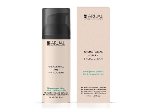 Arual Crema Facial Antiedad Pieles Grasas & Mixtas 50ml