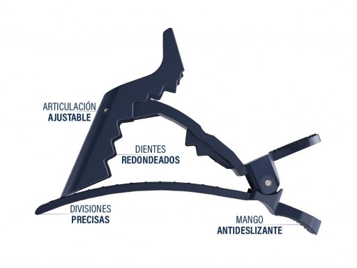 Andreia Professional Pinza para el pelo de cocodrilo  [1]