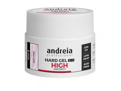 Andreia Professional Hard Gel 44gr - Soft Pink