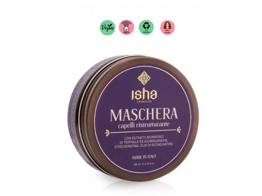 Isha Cosmetics Maschera Capelli Ristrutturante 200ml