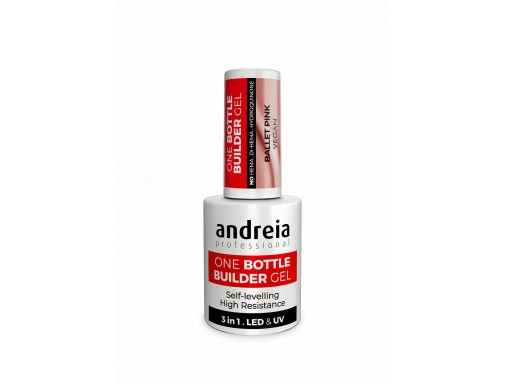 Andreia Professional One Bottle Builder Gel - Gel de Construcción 3 en 1 - 14ml - Ballet Pink