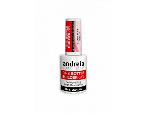 Andreia Professional One Bottle Builder Gel  - Gel de Construcción 3 en 1 - 14ml - Blush Pink [0]