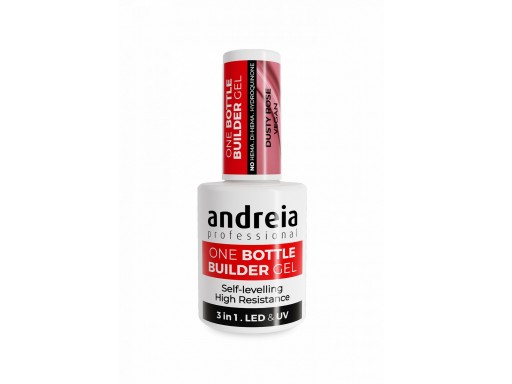 Andreia Professional One Bottle Builder Gel  - Gel de Construcción 3 en 1 - 14ml - Dusty Rose