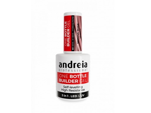Andreia Professional One Bottle Builder Gel  - Gel de Construcción 3 en 1 - 14ml - Mocha Rose