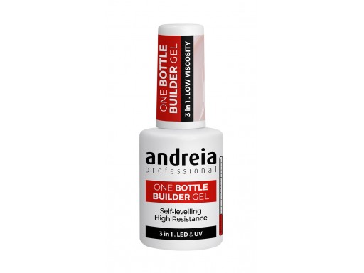 Andreia Professional One Bottle Builder Gel  - Gel de Construcción 3 en 1 - 14ml - Cover nude