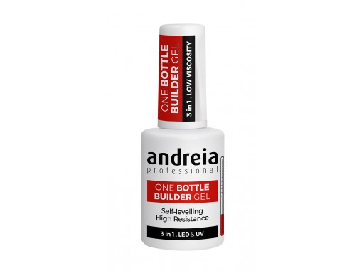 Andreia Professional One Bottle Builder Gel  - Gel de Construcción 3 en 1 - 14ml - Soft White [0]
