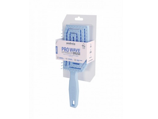 Andreia Cepillo Pocket Pro Wave Detangler - Azul