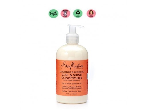 Shea Moisture Coconut And Hibiscus Curl And Shine Conditioner 384ml