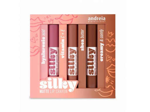 Andreia Silky Matte Lip Crayon Set 