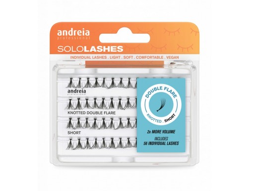 Andreia Pestañas solo lashes knotted Double Flare S
