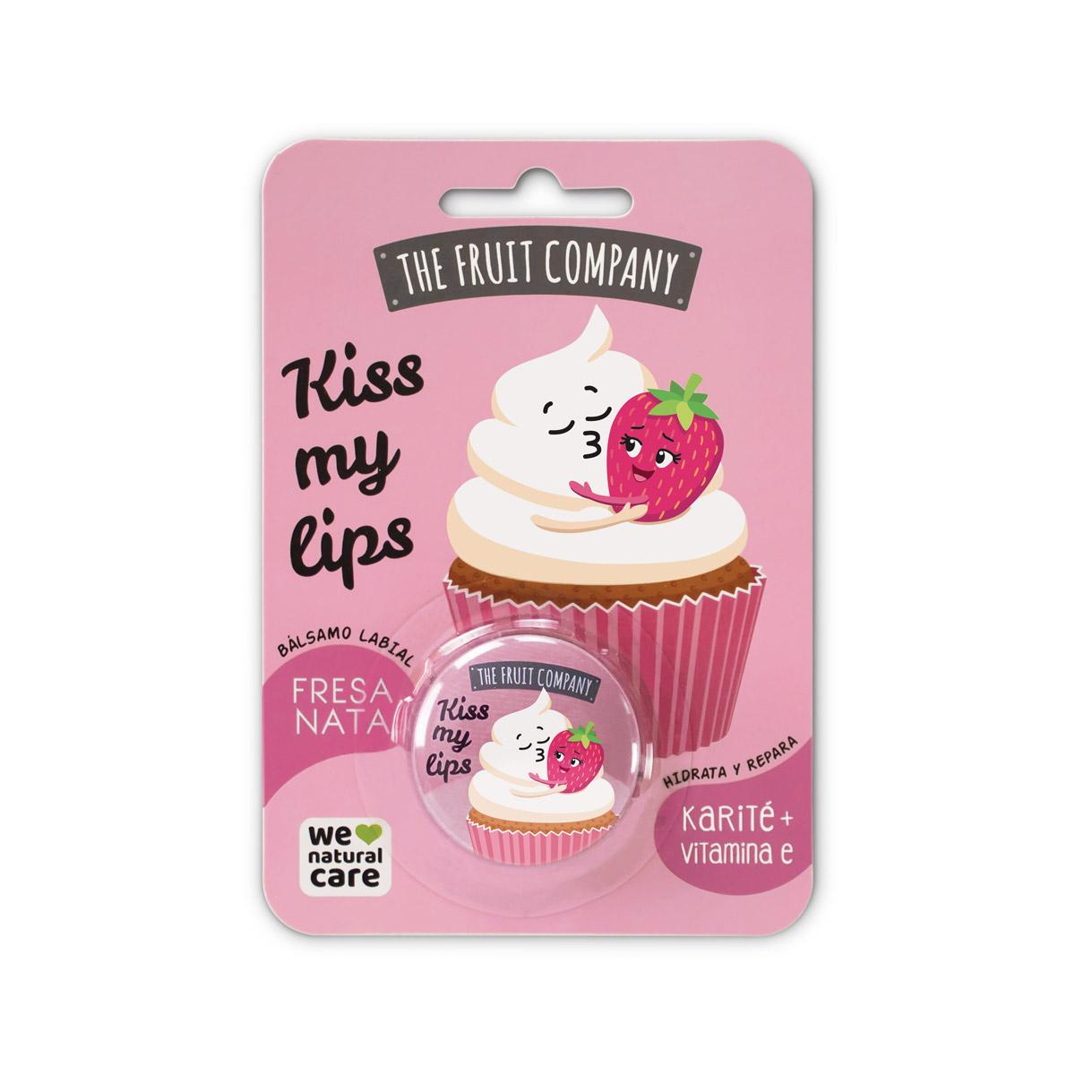 The Fruit Company Bálsamo Labial Fresa Nata KISS MY LIPS 10gr