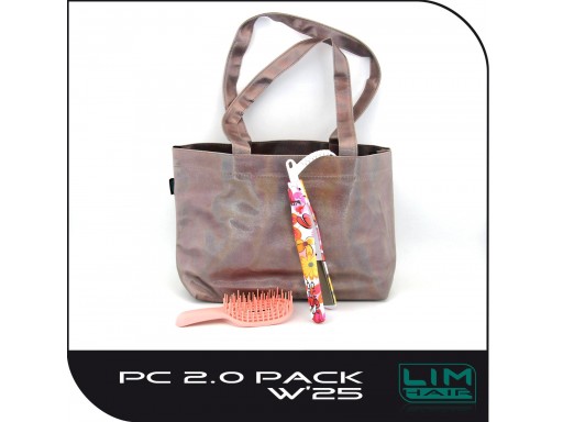 Limhair Pack Plancha Mini Flores + Cepillo + Neceser