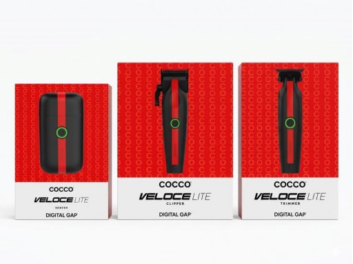 Cocco Veloce Lite Pack Profesional Completo – Clipper + Trimmer + Shaver