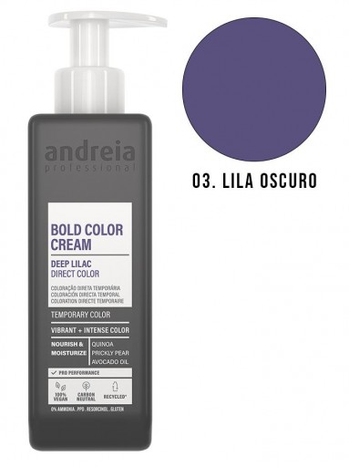 ANDREIA Bold Color Cream Coloración en Crema Temporal 200ML Lila