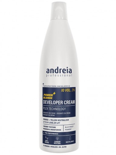 Andreia Oxidante en Crema Power Blonde Vegano 10Vol 3% 1L