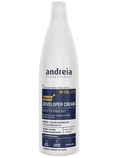 Andreia Oxidante en Crema Power Blonde Vegano 40Vol 12% 1L