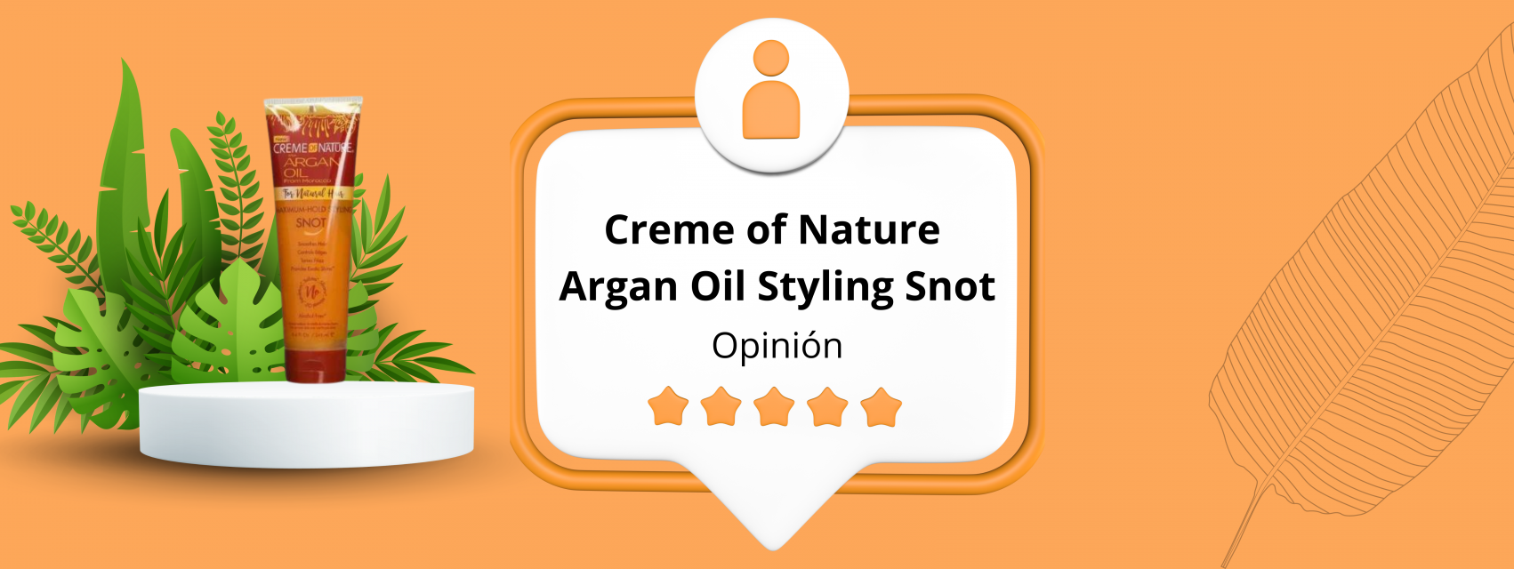 Creme of Nature Argan Oil Styling Snot