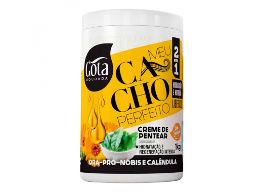 Gota Dourada Creme de Peinar meu Cacho Perfeito Calendula 1KG