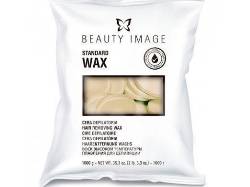 Beauty Image Cera Disco 1Kg- Blanca