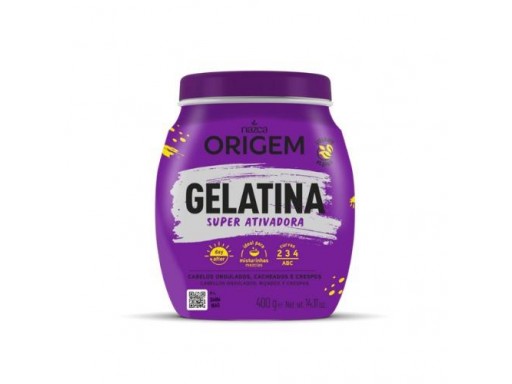 ORIGEM Gelatina Super Ativadora Cond. 400gr