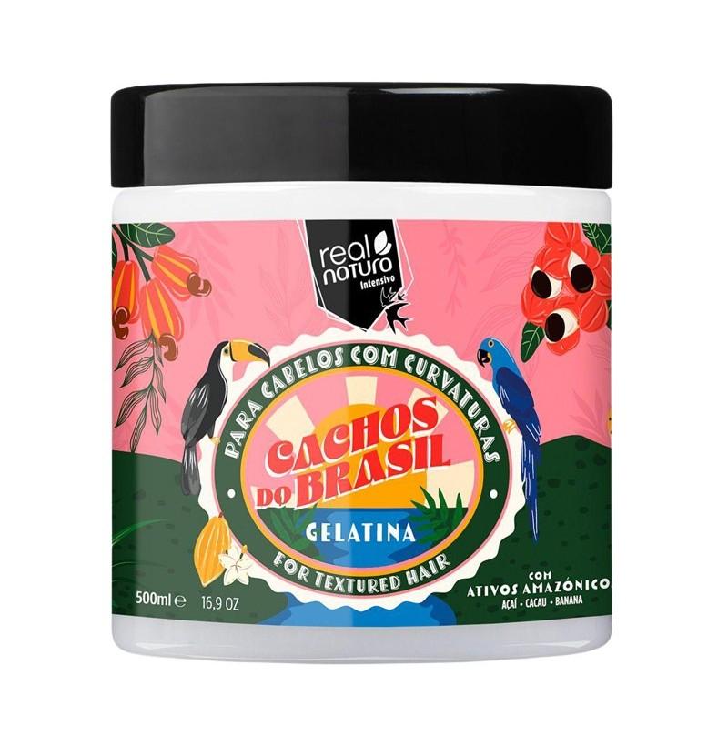 Real Natura Gelatina Cachos do Brasil 500ml