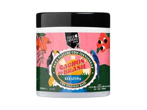Real Natura Gelatina Cachos do Brasil 500ml [0]