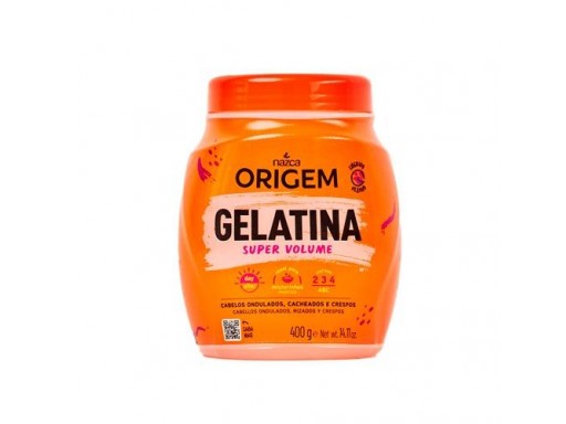 Origem Nazca Gelatina Super Volumen 400gr
