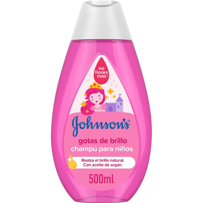 Johnsons Baby Champú para niños Gotas de Brillo con aceite de argán frasco  500 ml: 4,50 €