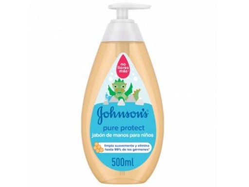 Johnsons Baby Pure Protect Jabón de Manos para Niños - Higiene 300ml