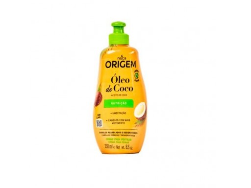 Origem Nazca Crema de Peinar Aceite de Coco 250ml