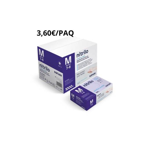 10 PAQUETES GUANTES NITRILO GD20 VIOLETA 3,5 GR