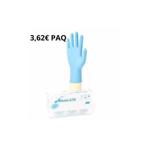120 PAQUETES NATUREX 626 NITRILO DERM