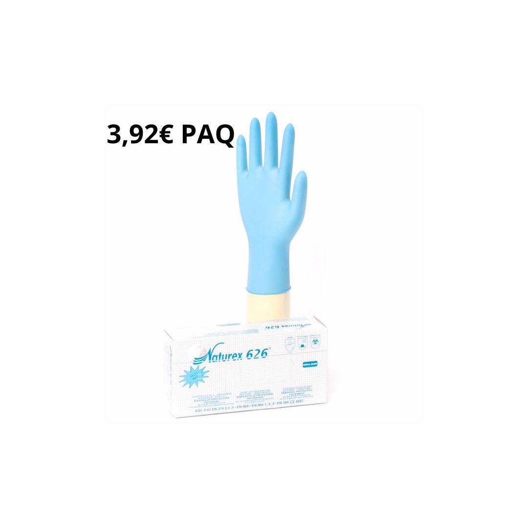 120 PAQUETES NATUREX 626 NITRILO DERM