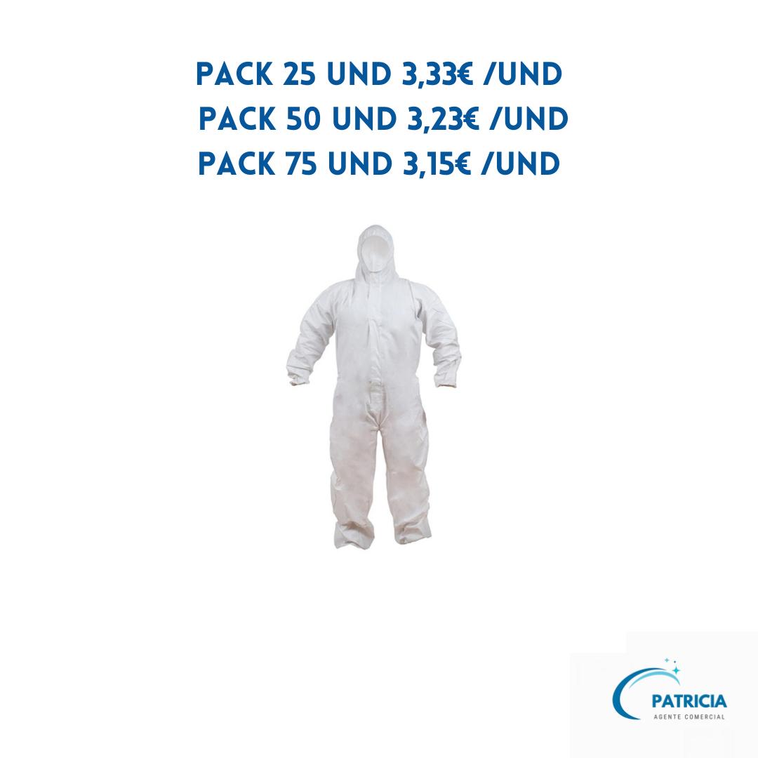 BUZO DE PROTECCIÓN QUÍMICA BEAR ECO TIPO 5B|6B