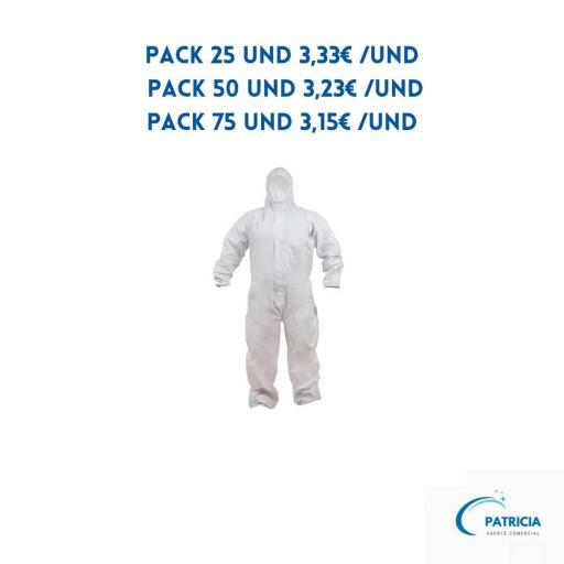 BUZO DE PROTECCIÓN QUÍMICA BEAR ECO TIPO 5B|6B