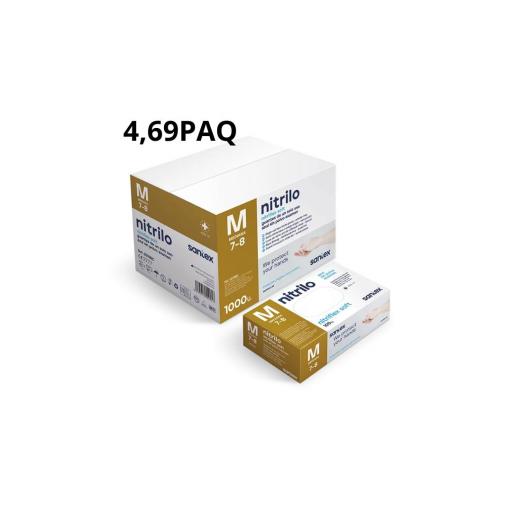30 PAQUETES GUANTES GD19 NITRILO 3GR