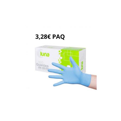 60 PAQUETES GUANTES NITRILO LUNA 3,5GR