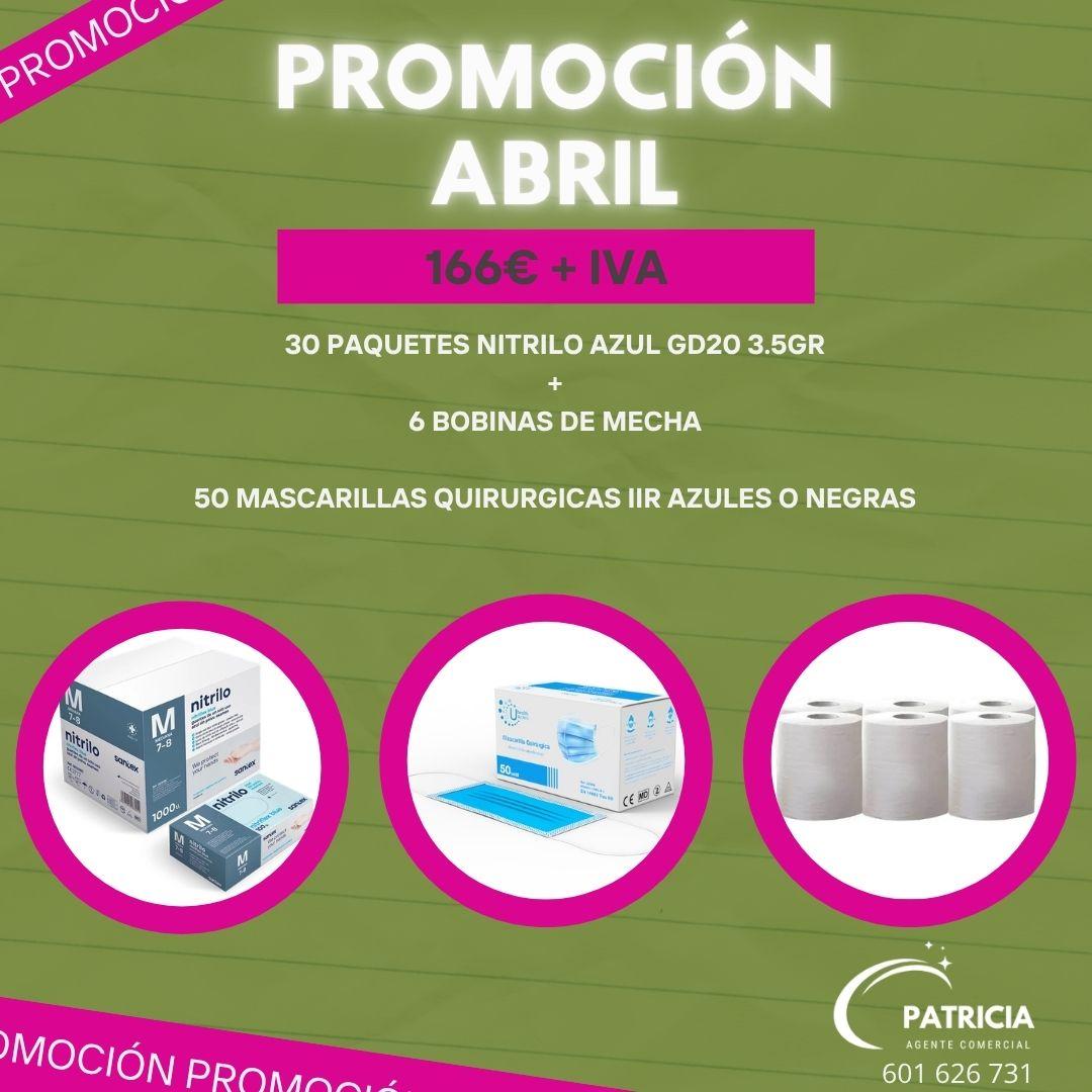 PROMOCION GUANTES DE NITRILO AZUL GD20 3,5 GRAMOS