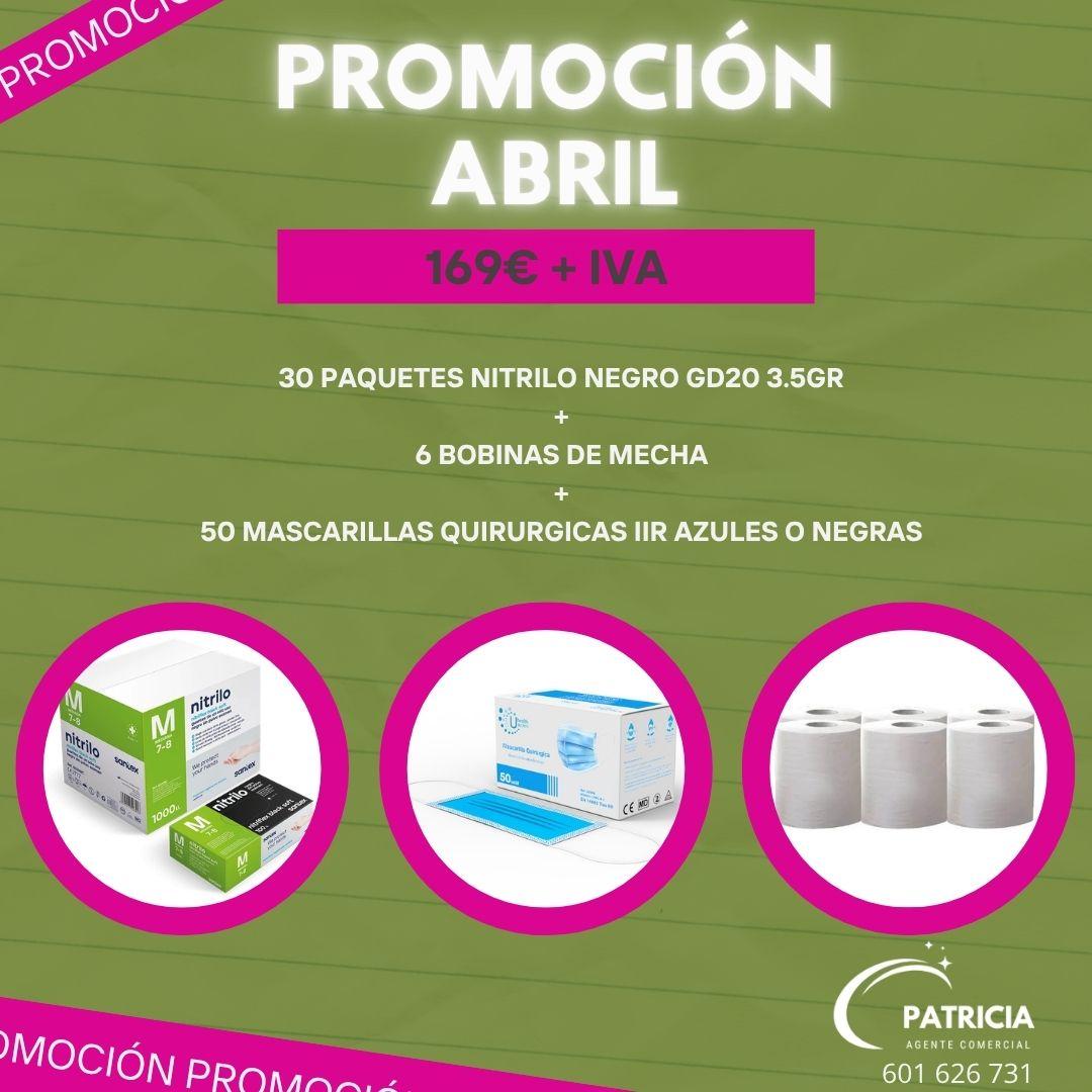 PROMOCION GUANTES DE NITRILO NEGRO GD20 3,5 GRAMOS