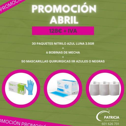 PROMOCION GUANTES DE NITRILO AZUL LUNA 3,5 GRAMOS