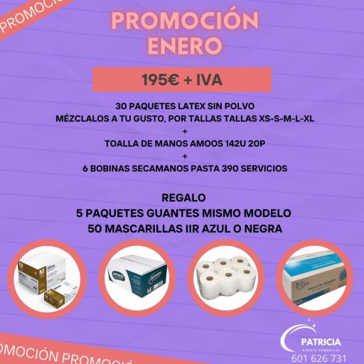 PROMOCION GUANTES DE LATEX SIN POLVO GD05