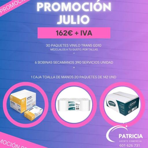 PROMOCION GUANTES DE VINILO SIN POLVO GD10