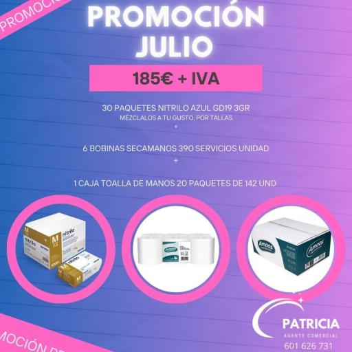 PROMOCION GUANTES DE NITRILO AZUL GD19 3 GRAMOS