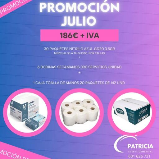 PROMOCION GUANTES DE NITRILO AZUL GD20 3,5 GRAMOS