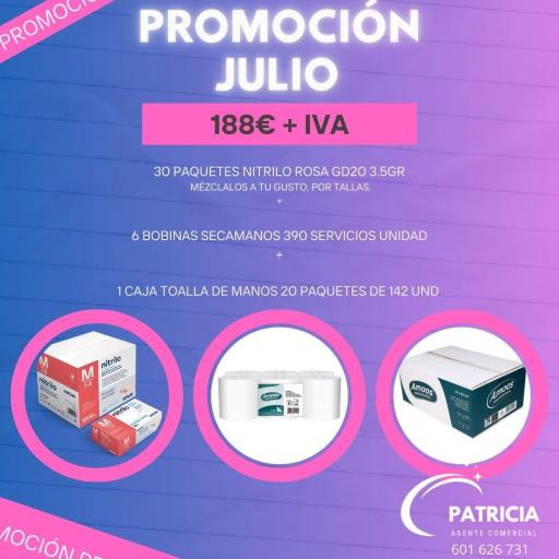 PROMOCION GUANTES DE NITRILO ROSA GD20 3,5 GRAMOS